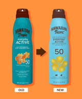 Hawaiian Tropic Everyday Active Clear Spray SPF 50 - 2 Pack