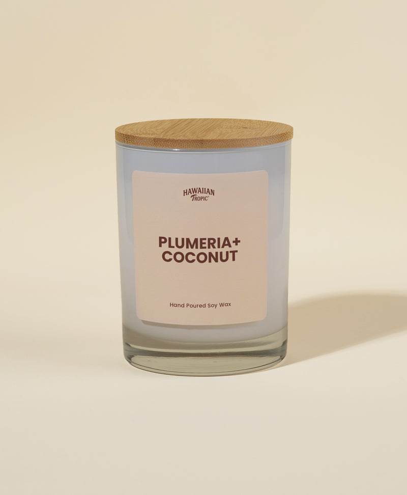 Hawaiian Tropic® Plumeria + Coconut Candle