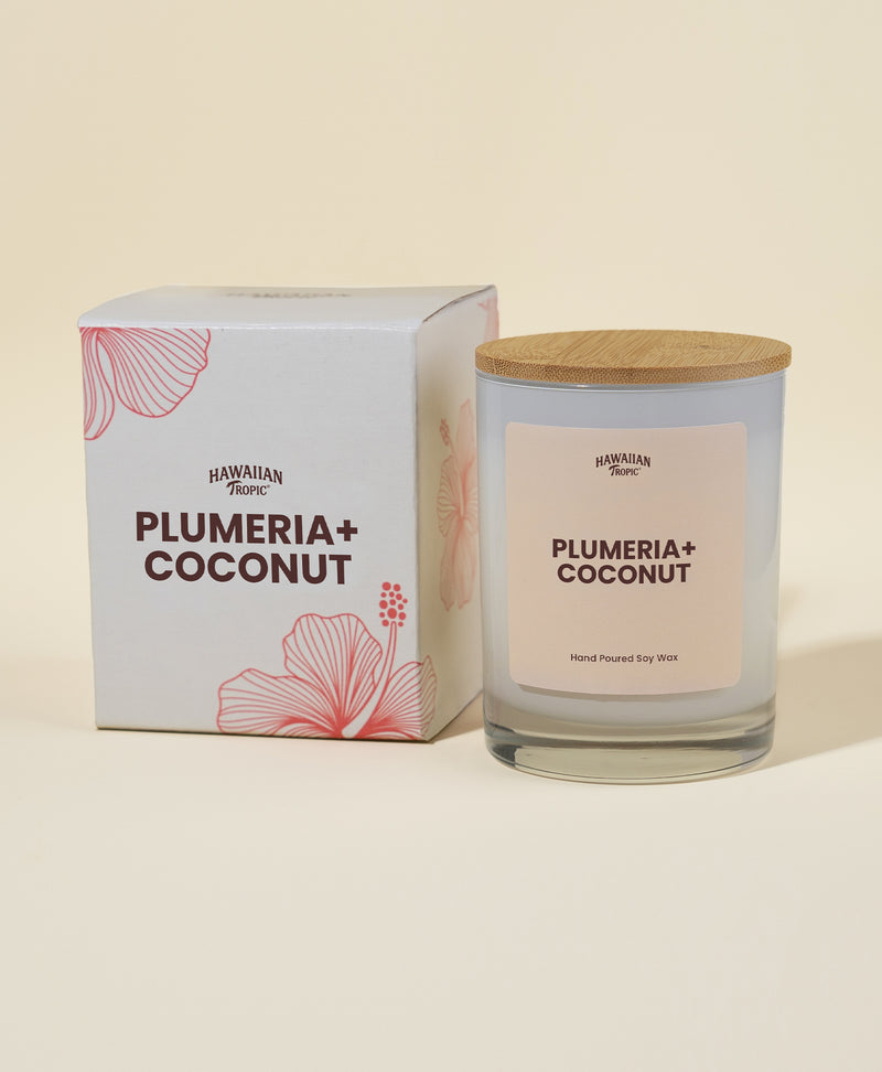 Hawaiian Tropic® Plumeria + Coconut Candle