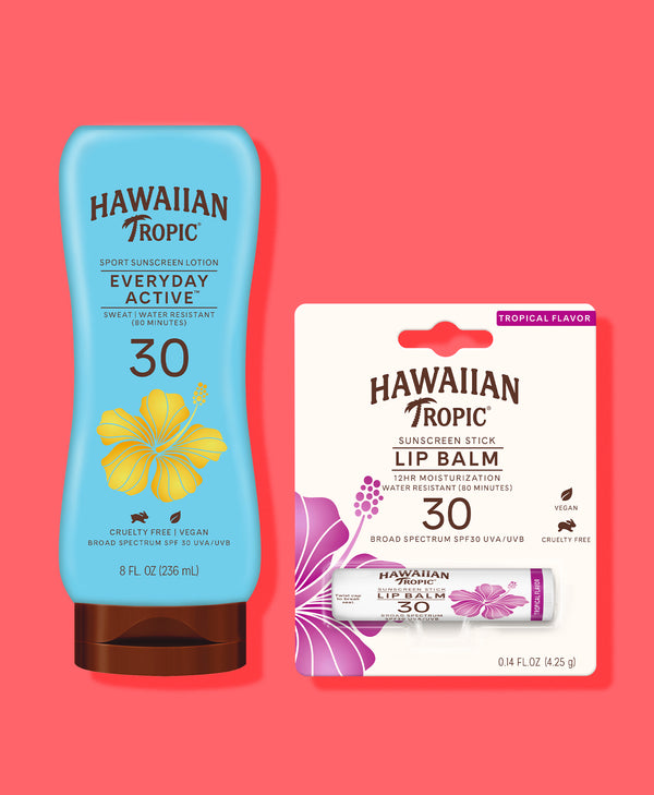 Hawaiian Tropic Active Essentials SPF 30 Sunscreen Set