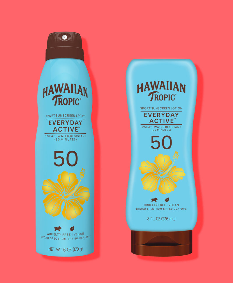 Hawaiian Tropic No Sweat SPF 50 Protection Set