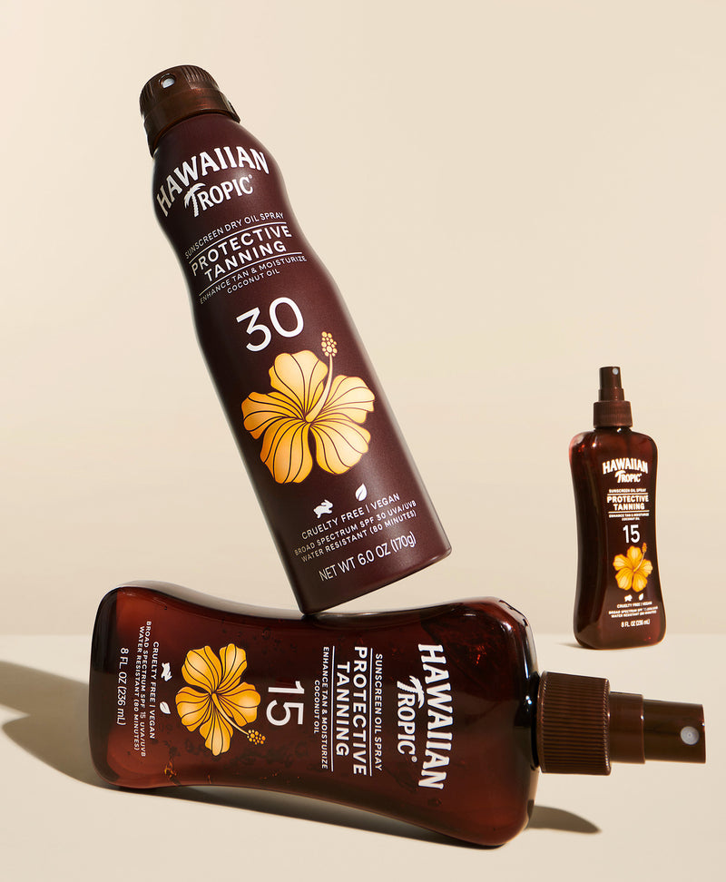Protective Tanning Oil Pump Spray SPF 15