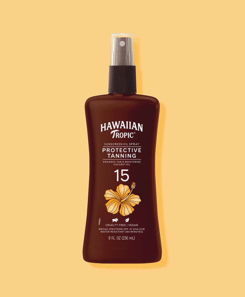 Hawaiian Tropic® Protective Tanning Oil Pump Spray SPF 15