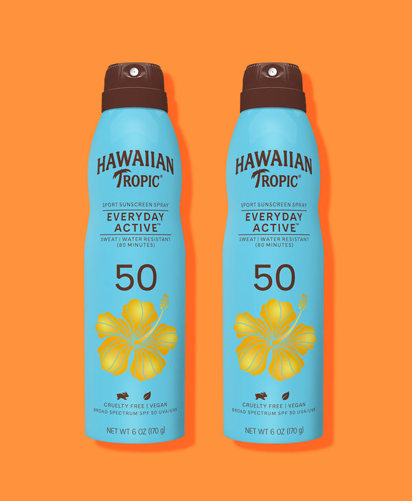 Hawaiian Tropic® Everyday Active™ Clear Spray SPF 50 - 2 Pack