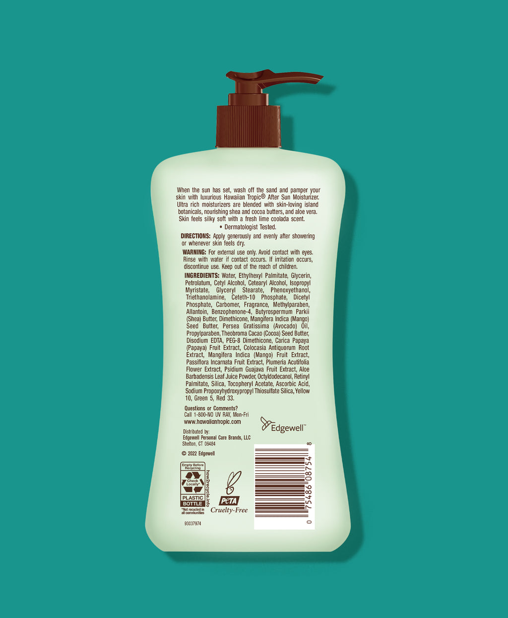 Hawaiian Tropic Lime Coolada After Sun Lotion Hawaiian Tropic US