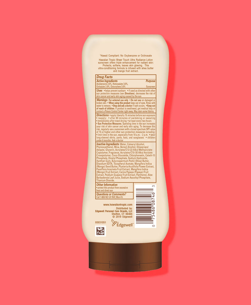 Hawaiian Tropic® Sheer Touch Ultra Radiance Lotion SPF 15