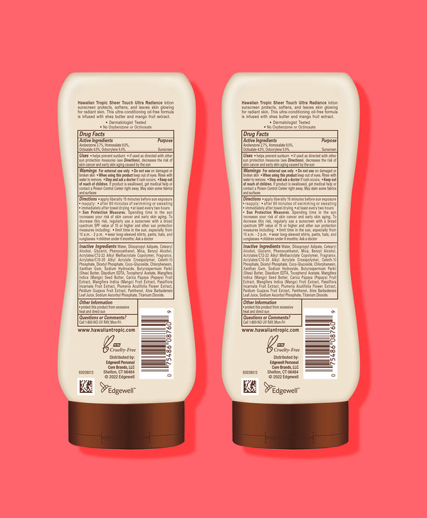 Hawaiian Tropic® Sheer Touch Ultra Radiance Lotion SPF 50 - 2 Pack