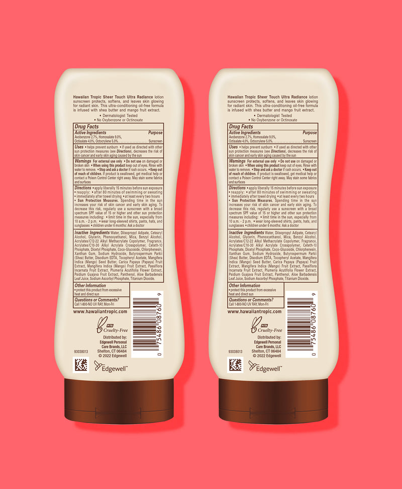 Hawaiian Tropic® Sheer Touch Lotion SPF 50 - 2 Pack