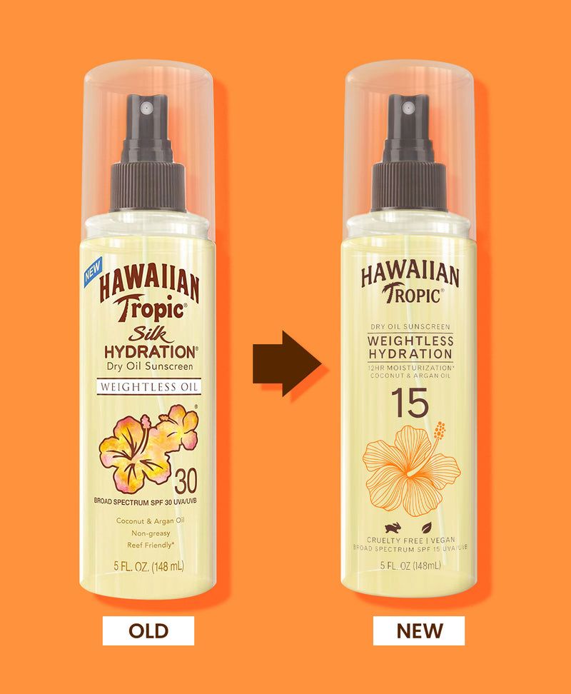 Hawaiian Tropic® Weightless Hydration Oil Mist SPF 15