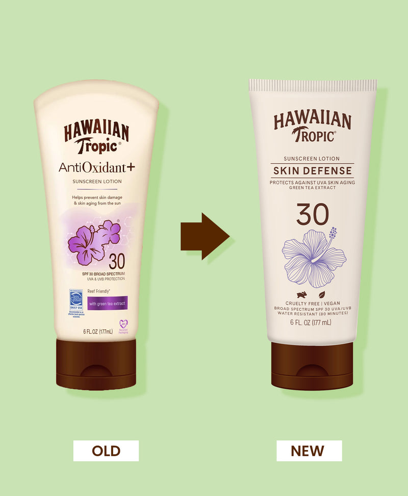 Hawaiian Tropic Skin Defense Lotion SPF 30