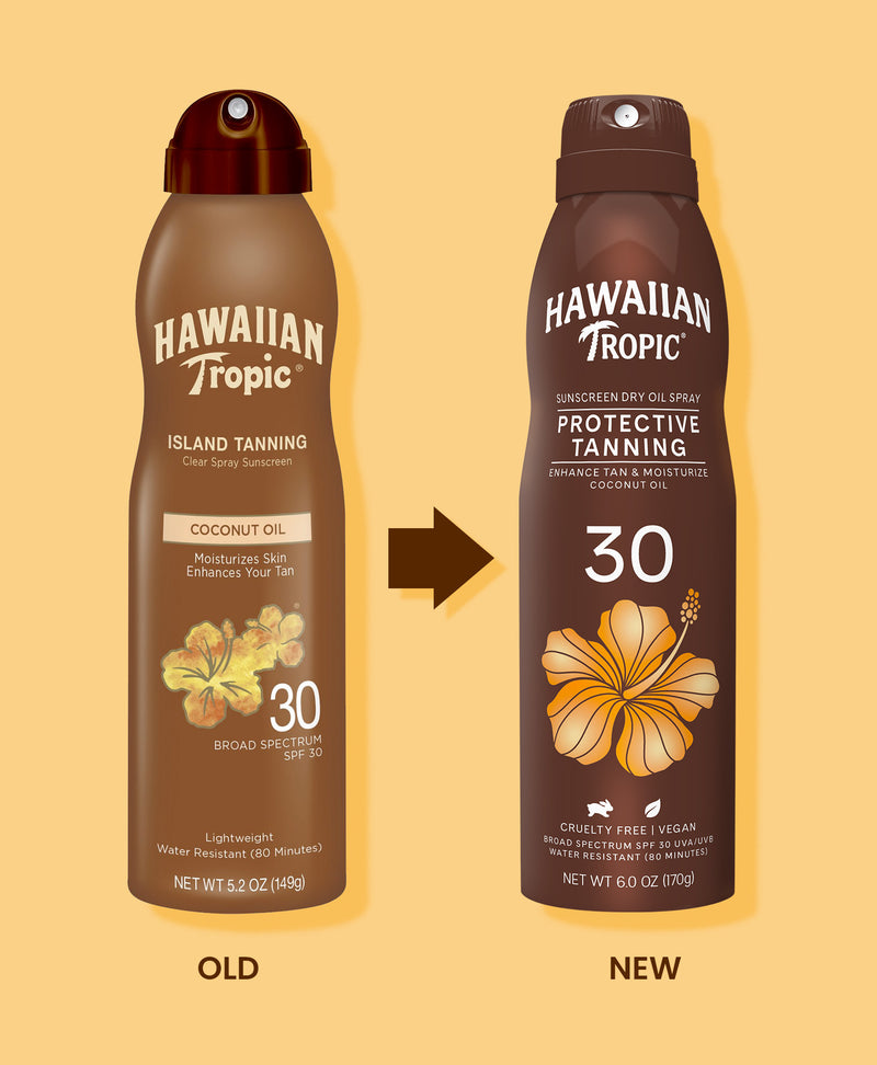 Hawaiian Tropic® Protective Tanning Dry Oil Clear Spray SPF 30