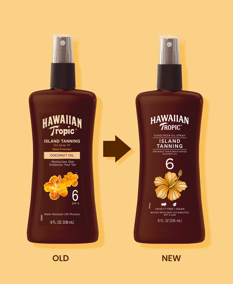 Hawaiian Tropic® Island Tanning Oil Pump Spray SPF 6
