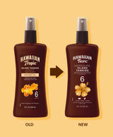 Hawaiian Tropic® Island Tanning Oil Pump Spray SPF 6 - 2 Pack