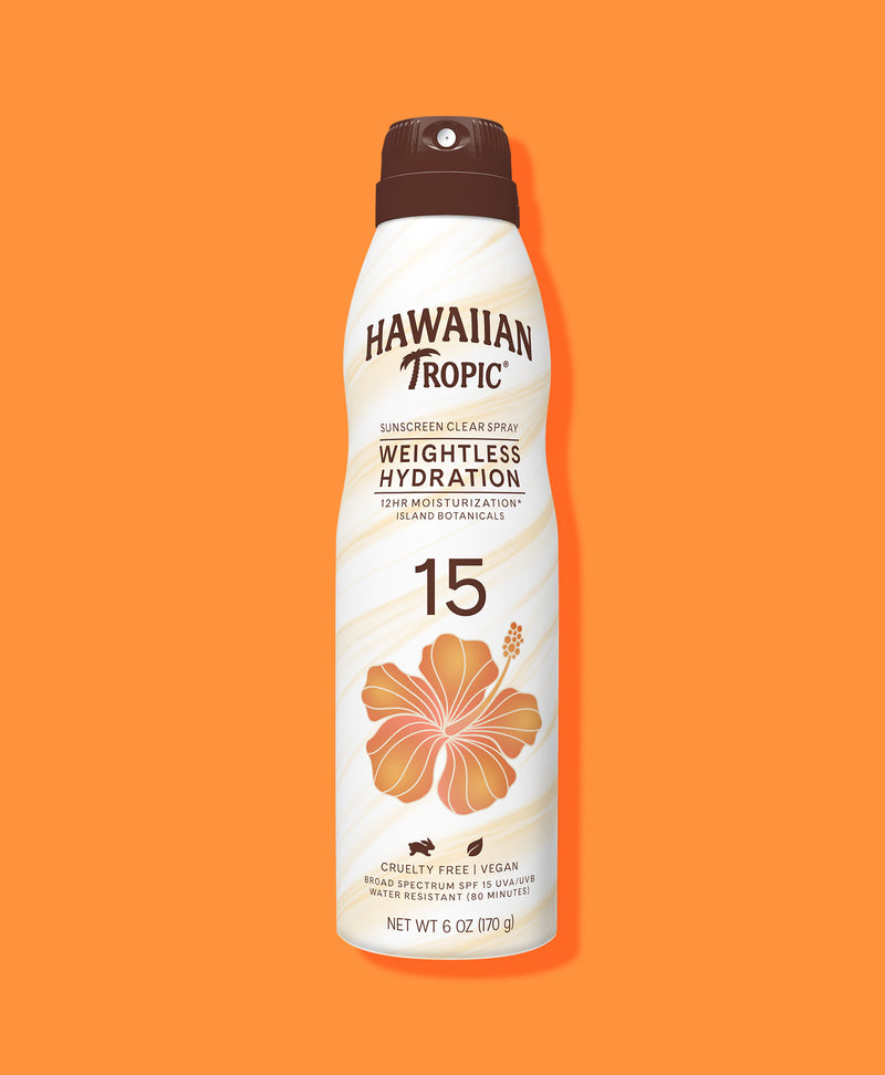 Hawaiian Tropic® Weightless Hydration Clear Spray SPF 15