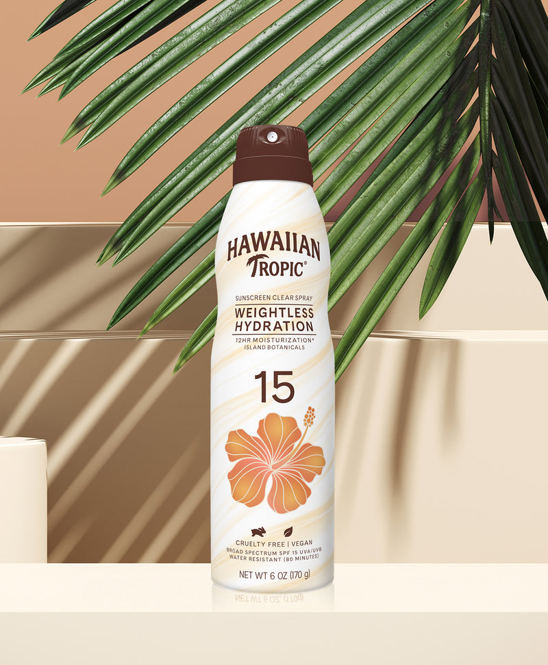 Hawaiian Tropic® Weightless Hydration Clear Spray SPF 15