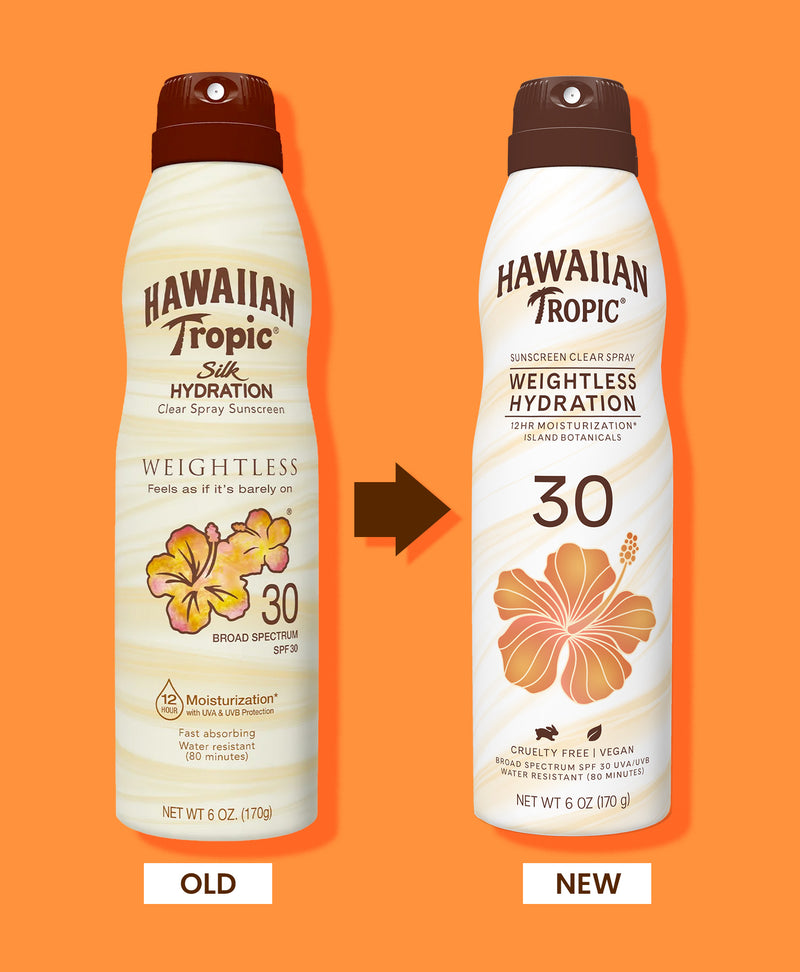 Hawaiian Tropic® Weightless Hydration Clear Spray SPF 30
